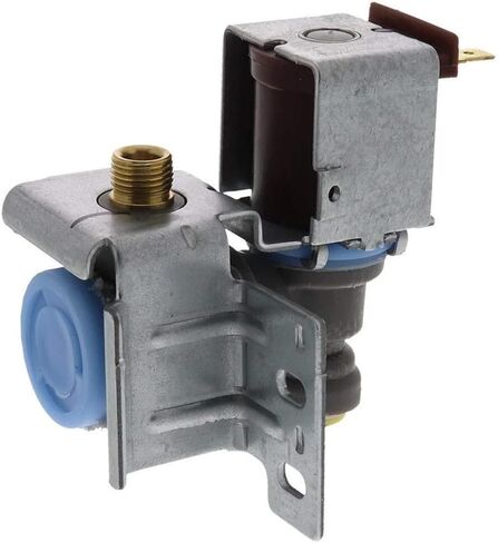 صمام مدخل مياه الثلاجة W10498976 للدوامة، مدخل ضغط 1/4 بوصة × مخرج دفع 1/4 بوصة، يستبدل WPW10498976، W10420082، AP6022334، PS11755667 in Kuwait