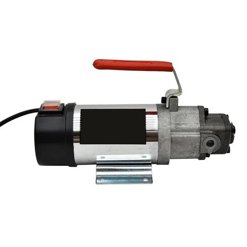 Hydraulic Gear Pump TOP-12A Small DC Motor Oil 12V/24V220V Electric Cycloidal Reducer Auto Refueling 200W(24V) in Kuwait