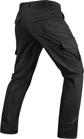 TACVASEN Mens Cargo Work Pants Hiking Tactical Waterproof Ripstop Breathable Stretch Pants with 8 Pockets(No Belt) in Saudi Arabia
