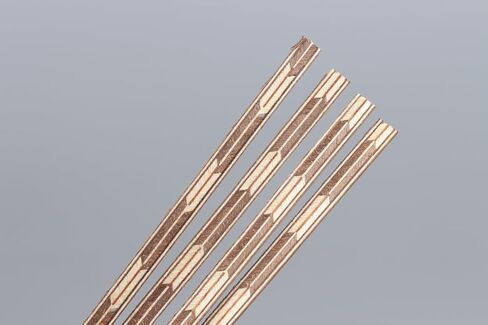 25 Guitar Strip Inlay Luthier Purfling Guitar Body Binding (640x6x1mm) Wooden purfling,suitable for repair stripe (67#) in Kuwait