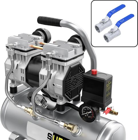 Dnyta 2 Pcs Standard Port Ball Valve 3/4 Inch, Stainless Steel 304 Female x Female Heavy Duty 3/4 Gas Valve Switch with Hex Threaded Straight-through Joints and Raw Material Belt, for Water, Oil, Gas in Kuwait