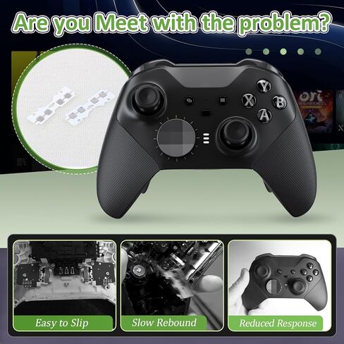 Back Paddle Enhance Metal Pad Kit for Xbox Elite Series 2 Increase Back Paddles Pressure Button Trigger Sticker Accessories Replacement in Saudi Arabia
