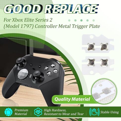 Back Paddle Enhance Metal Pad Kit for Xbox Elite Series 2 Increase Back Paddles Pressure Button Trigger Sticker Accessories Replacement in Saudi Arabia