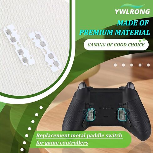 Back Paddle Enhance Metal Pad Kit for Xbox Elite Series 2 Increase Back Paddles Pressure Button Trigger Sticker Accessories Replacement in Saudi Arabia