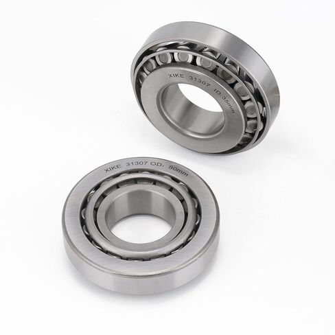 XIKE 2 Pcs 31307 Tapered Roller Bearings 35x80x22.75mm Cone and Cup Set, Fits DIY/ATV/Auto/Truck/Trailer Wheels, Transmission＆Engine, Industry/Engineering/Agriculture/Garden Machinery and Reducer. in Saudi Arabia