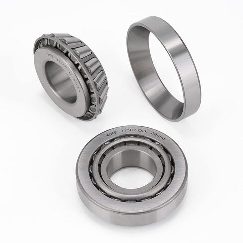 XIKE 2 Pcs 31307 Tapered Roller Bearings 35x80x22.75mm Cone and Cup Set, Fits DIY/ATV/Auto/Truck/Trailer Wheels, Transmission＆Engine, Industry/Engineering/Agriculture/Garden Machinery and Reducer. in Saudi Arabia
