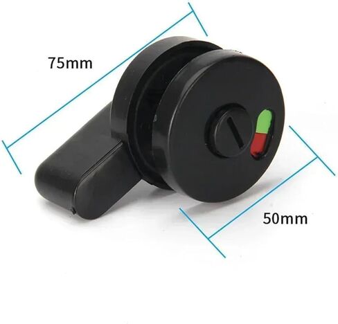 Nylon Plastic Toilet Shower WC Door Lock Latch 1Pcs in Saudi Arabia