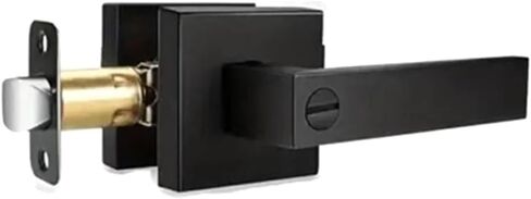 Keyless Interior Privacy Door Handles Lever Locksets Bedroom Bathroom 1Pcs in Saudi Arabia