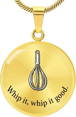 تشيوان المجوهرات بيكر الشيف قلادة، هدايا للأم، هدية عيد الأم، خفقت البيض الخافق قلادة سحر، الأزياء والمجوهرات تأتي مع بطاقة اقتباس ملهمة in Kuwait