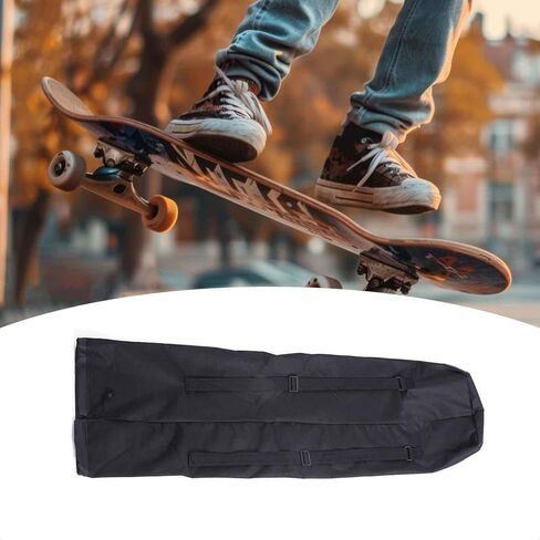 pistro Skateboard Backpack Bag for 29-34 Inch Decks, Waterproof Oxford Drawstring Rucksack Carrier for Longboard & Electric Board in Kuwait
