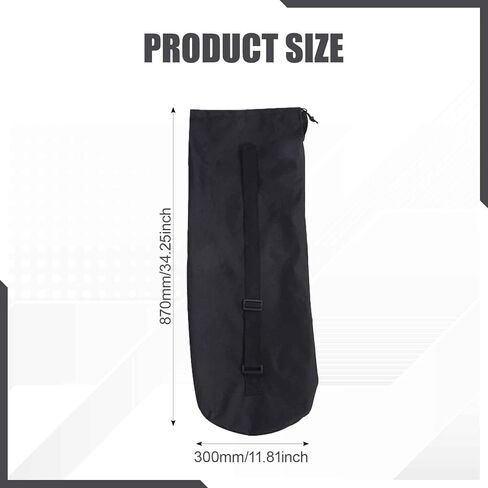 pistro Skateboard Bag - 87cm x 30cm (34.25" x 11.81") Polyester Carrying Case with Adjustable Shoulder Strap for Storage & Travel in Kuwait