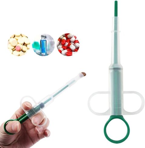 Pet Piller Guns Dog Pill Shooters Cat Tablet Soft Tip Syringes Professional Medical Syringes Plastic Non-Sterile 1 Count in Saudi Arabia