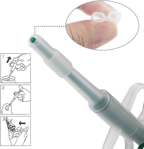 Pet Piller Guns Dog Pill Shooters Cat Tablet Soft Tip Syringes Professional Medical Syringes Plastic Non-Sterile 1 Count in Saudi Arabia
