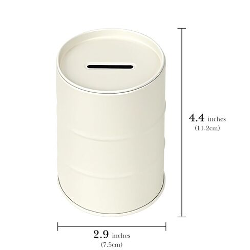 Linkidea Safety Razor Blade Disposal Container Box, Metal Razor Disposal Case Safe Bank for Storing Used Wasted Blades (White) in Saudi Arabia