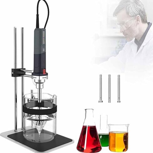 Handheld Homogenizer,1300W High-Speed Cell Tissue Homogenizer,Laboratory Homogenising Emulsifiers with Adjustable Gears,6 Gears Adjustable, with Double Upright Bracket in Saudi Arabia