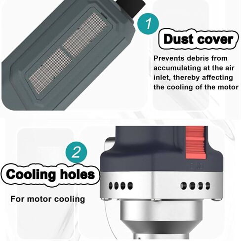 Handheld Homogenizer,1300W High-Speed Cell Tissue Homogenizer,Laboratory Homogenising Emulsifiers with Adjustable Gears,6 Gears Adjustable, with Double Upright Bracket in Saudi Arabia