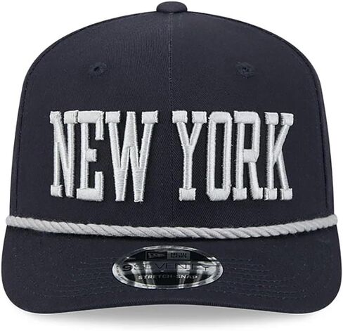 قبعة New Era NY New York Yankees 9SEVENTY قابلة للتمدد، قبعة قابلة للتعديل باللون الأزرق الداكن in Kuwait