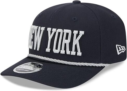 قبعة New Era NY New York Yankees 9SEVENTY قابلة للتمدد، قبعة قابلة للتعديل باللون الأزرق الداكن in Kuwait