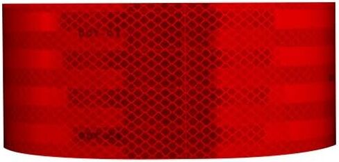 4" Wide x 10' Foot Long Roll of 3M DOT Diamond Grade Conspicuity Solid Red Reflective Sheeting Safety Tape 983-72ES in Kuwait