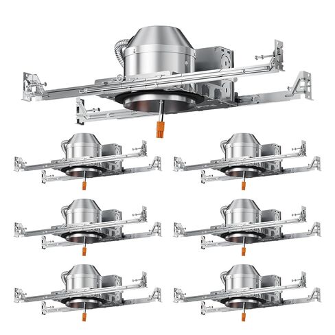 24 حزمة من مبيت الإضاءة المجوف مقاس 4 بوصة، مبيت إضاءة مبيت، إضاءة مجوفة للبناء الجديد، تصنيف IC وضيق الهواء، موصل TP24، مدرج في قائمة ETL in Kuwait