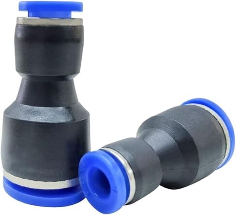 30pcs PG6-4 Unequal Diameter Air Tube Fitting Straight Union, Touch Push In Pneumatic Fitting Connectors in Saudi Arabia