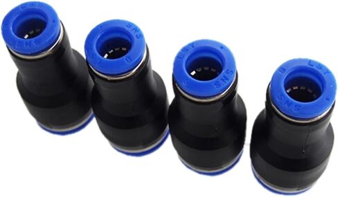 30pcs PG6-4 Unequal Diameter Air Tube Fitting Straight Union, Touch Push In Pneumatic Fitting Connectors in Saudi Arabia