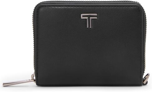 Tumi Tri Fold Zip Around, Black/Gunmetal, One Size in Saudi Arabia