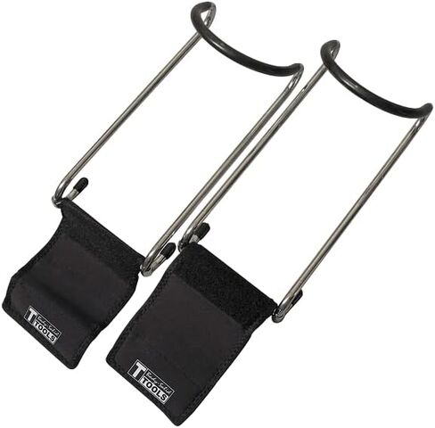 Body-Solid Tools (BSTDH) Dumbbell Spotter Hooks for Connecting and Hanging Dumbbells to Barbells (Midnight Black) in Saudi Arabia