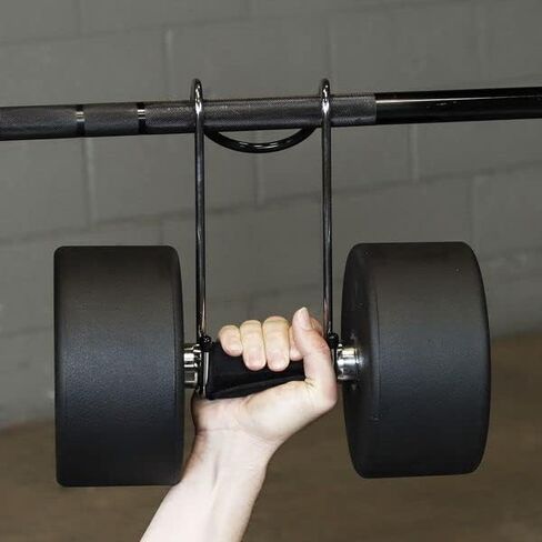 Body-Solid Tools (BSTDH) Dumbbell Spotter Hooks for Connecting and Hanging Dumbbells to Barbells (Midnight Black) in Saudi Arabia