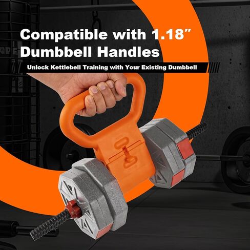 Kettlebell Grip Kettlebell محول قابل للتعديل Kettlebell مقبض محمول دمبل غلاية جرس محول مرفق للتدريبات المنزلية والسفر in Kuwait