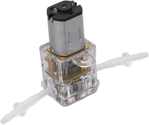 مضخة تمعجية صغيرة من كينسو، مضخة جرعات من البولي كربونات والسيليكون بمعدل 1 مل في الدقيقة، ست بكرات للتوصيل الدقيق للسائل في التطبيقات المختبرية أو المنزلية (G10 3V) in Kuwait