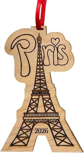 Las Vegas Christmas Ornament 2024 in Laser Cut Wood - Las Vegas Souvenirs and Gifts, Vegas Ornament - Comes in a Gift Box in Saudi Arabia