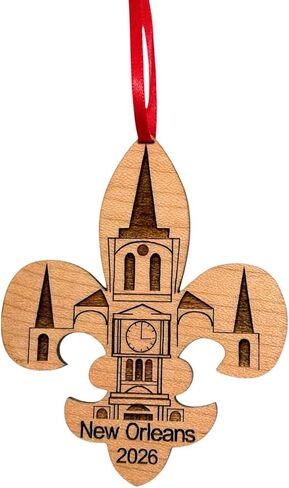 Las Vegas Christmas Ornament 2024 in Laser Cut Wood - Las Vegas Souvenirs and Gifts, Vegas Ornament - Comes in a Gift Box in Saudi Arabia