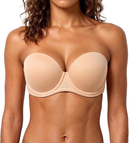 HACI كامل الشكل بدون حمالات للنساء حمالة صدر تغطية متعددة الاتجاهات Underwire مقاس كبير حمالات صدر السجادة الحمراء in Saudi Arabia
