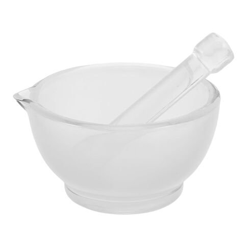 Holibanna Glass Mortar and Pestle Bowl Pestle Grinder for Science Lab DIY Tool Lab Equipment and Mortar Bowl Mixing Tool in Kuwait