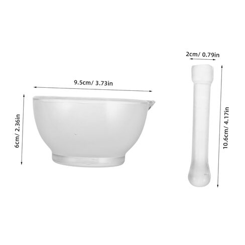 Holibanna Glass Mortar and Pestle Bowl Pestle Grinder for Science Lab DIY Tool Lab Equipment and Mortar Bowl Mixing Tool in Kuwait