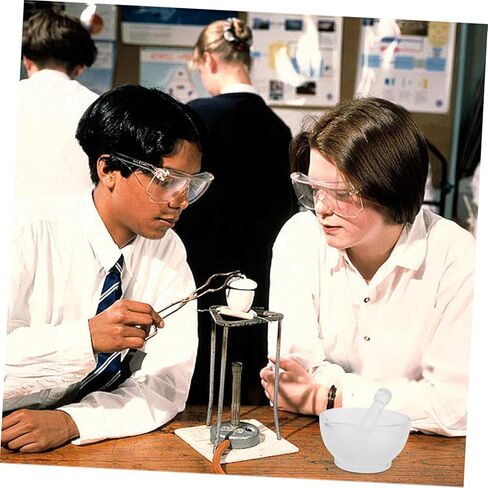 Holibanna Glass Mortar and Pestle Bowl Pestle Grinder for Science Lab DIY Tool Lab Equipment and Mortar Bowl Mixing Tool in Kuwait