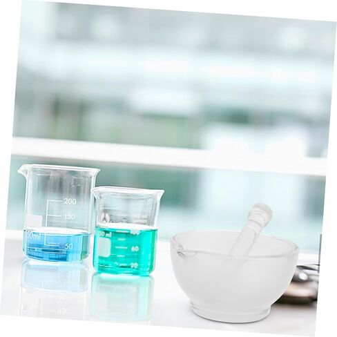 Holibanna Glass Mortar and Pestle Bowl Pestle Grinder for Science Lab DIY Tool Lab Equipment and Mortar Bowl Mixing Tool in Kuwait
