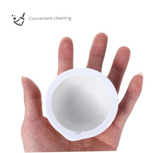 Luxshiny 60mm Porcelain Mortar and Pestle Set Ceramic Grinding Bowl for Medicine and Garlic Laboratory Supplies Random Style in Saudi Arabia