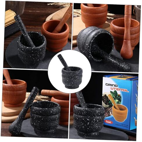 Alipis Garlic Grinder Masher Hand Operated Garlic Crusher Peel Grate Easy to Use Pestle Mashing Tool in Saudi Arabia