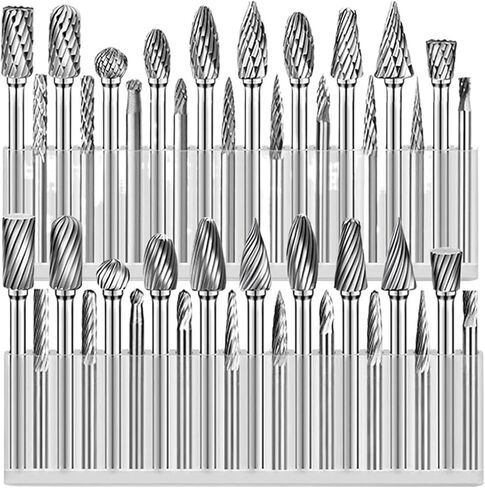 3x3mm 3x6mm Burr Milling Cutter Rotary File Engraving Abrasive Metal Drawing Polishing Tools 1Pcs(3x3mm 10PCS-1F) in Saudi Arabia