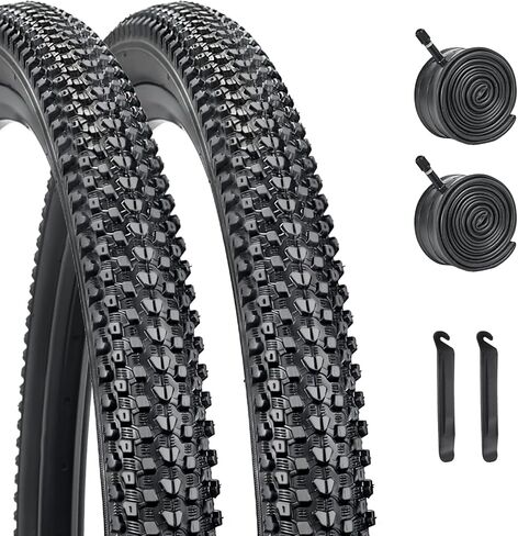 إطارات دراجة مقاس 24/26 بوصة، إطار دراجة بديل قابل للطي من HUIOK مقاس 24x1.95/26x1.95، إطارات دراجة جبلية مريحة ومبطنة للطرق الصلبة in Kuwait