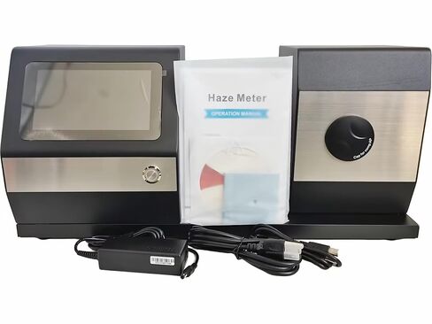 Lab Light Transmission Tester Meter Digital Hazemeter with 1000 Samples Data Storage Caliber 20mm for Glass Screen Processing Packaging Industry Double Standard ISO&ASTM in Saudi Arabia