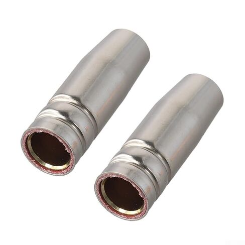 14PCS 0.8mm Contact Tips for MIG Welding Equipment Copper Accessories Kit with 2 Gas Nozzles for MB15 Torch in Saudi Arabia
