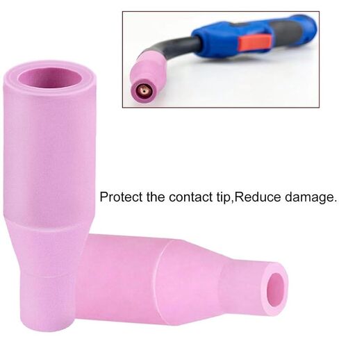 10 Pcs Welding Accessories Kit for 15AK MB-15 Burners 0.9mm Contact Tips Conical Gas Nozzle Ceramic Nozzles Diffuser Insulator in Saudi Arabia