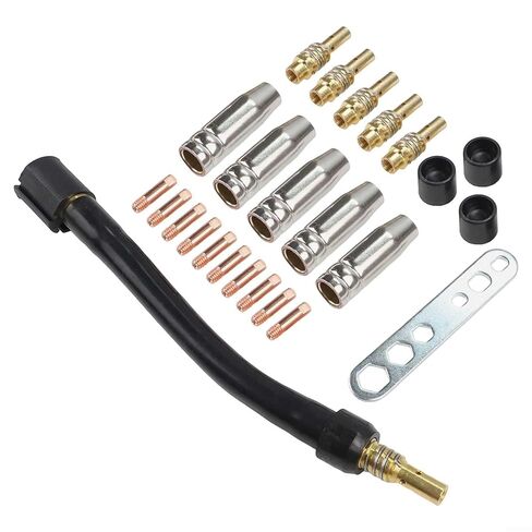25PCS Complete Welding Accessory Set for 15AK and for MB15 Crafted from Copper for Strong Conductivity and Easy Assembly in Saudi Arabia