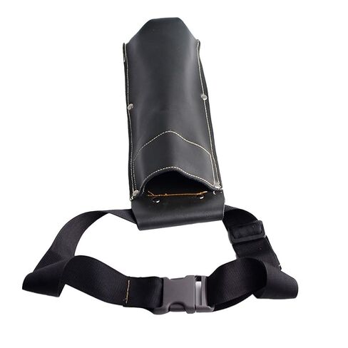 Leather Welding Rod Bag Holder with Adjustable Belt Rivet-Reinforced Storage Container for Electrodes Heat-Resistant Double-Layer Cattle Accessory in Saudi Arabia