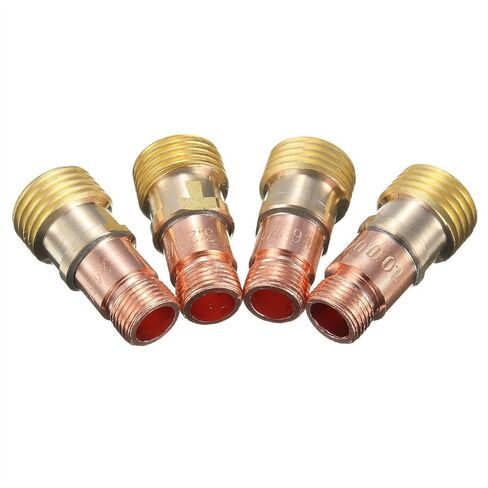Forgelo Brass Collets Body Stubby Gas Lens Connector with Mesh for Tig WP-17/18/26 Torch Welding Accessories tig Welding Accessories in Saudi Arabia