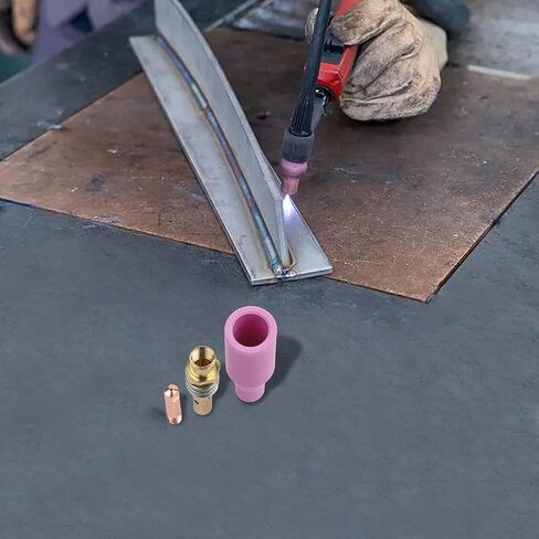 7PCS MIG Welding Contact Tips 0.8mm with Nozzles and Holder for 15AK MB15 Torch for MAG Accessories Kit in Saudi Arabia