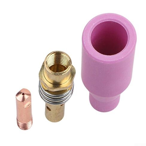7PCS MIG Welding Contact Tips 0.8mm with Nozzles and Holder for 15AK MB15 Torch for MAG Accessories Kit in Saudi Arabia